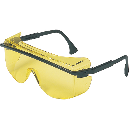 Lunettes de s&eacute;curit&eacute; Uvex Astrospec OTG 3001, Lentille Ambr&eacute;e, Anti-&eacute;gratignures, ANSI Z87+/R&eacute;pond ou surpasse la norme CSA Z94.3 Groupe Belzile Dickner