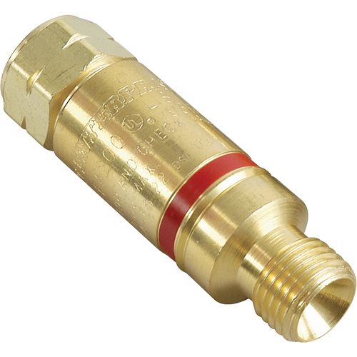 Flashback Arrestors - Oxy/Fuel Gas, Fuel Gas (red)/Oxygen (green), Regulator Adaptor Style Groupe Belzile Dickner