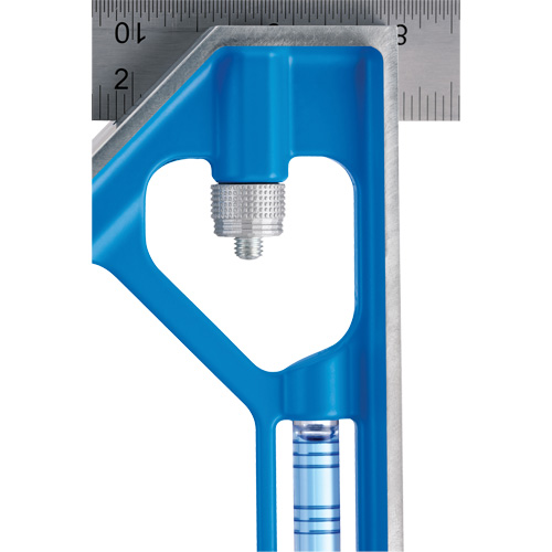 &eacute;querre combin&eacute;e True Blue, 12" lo, 1/16" Graduations, Acier, Ordinaire Groupe Belzile Dickner