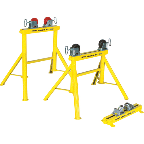 Support Adjust-A-Rolls, Capacit&eacute; de chargement 1000 lb, Capacit&eacute; max. de tuyau 36" Groupe Belzile Dickner