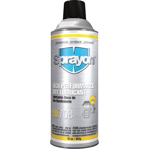 LU708 High Performance Dry Lubricant, Aerosol Can Groupe Belzile Dickner