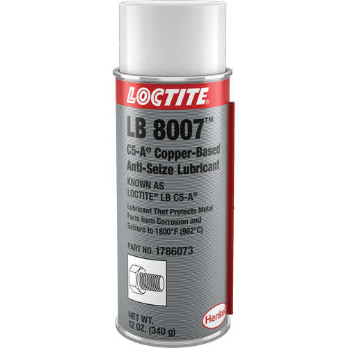 Antigrippant &agrave; base de cuivre LB 8007, 340 g, Canette a&eacute;rosol, 1800°F (982°C) Temp&eacute;rature max. Groupe Belzile Dickner