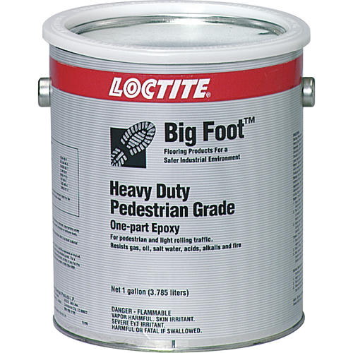 Rev&ecirc;tement antid&eacute;rapant robuste pour plancher Big Foot de calibre pi&eacute;ton, 1 gal., &eacute;poxy, Noir Groupe Belzile Dickner