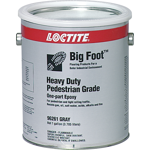 Big Foot Heavy Duty Pedestrian Grade Anti-Slip Coating, 1 gal., Epoxy-Based, Grey Groupe Belzile Dickner