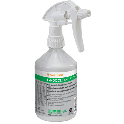 Nettoyant de surface en acier inoxydable E-Nox Clean, 500 ml, Bouteille &agrave; g&acirc;chette Groupe Belzile Dickner