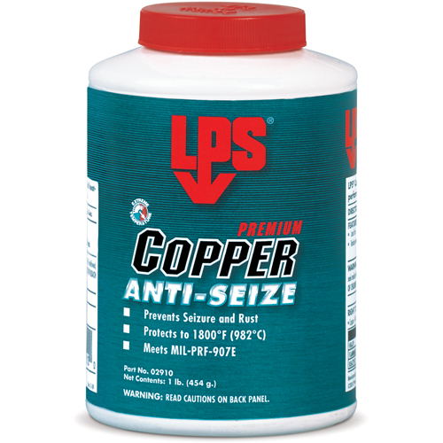 Copper Anti-Seize, 1/2 lbs., Bottle, 1800°F (982°C) Max Temp. Groupe Belzile Dickner