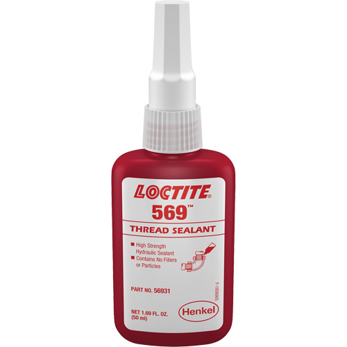 Scellant &agrave; filet hydraulique 569, Bouteille, 50 ml, -54° C - 149° C/-65° F - 300° F Groupe Belzile Dickner
