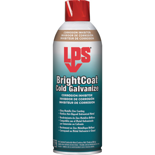 Bright Coat Cold Galvanised Corrosion Inhibitors, Aerosol Can Groupe Belzile Dickner