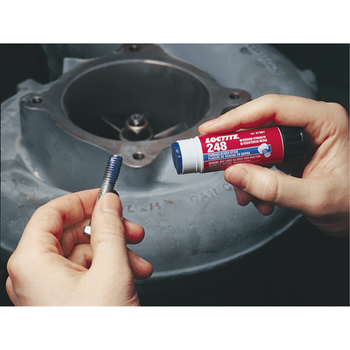 Quickstix Threadlocker 248 , Blue, Medium, 9 g, Stick Groupe Belzile Dickner