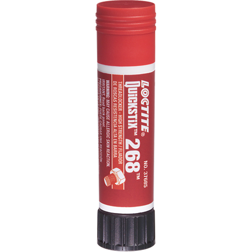 Quickstix Threadlocker 268 , Red, High, 9 g, Stick Groupe Belzile Dickner