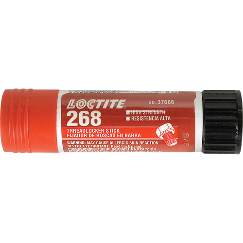 Quickstix Threadlocker 268 , Red, High, 19 g, Stick Groupe Belzile Dickner