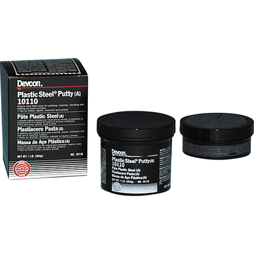Mastic Plastic Steel 5 Minute, 1 lb, R&eacute;cipient Groupe Belzile Dickner