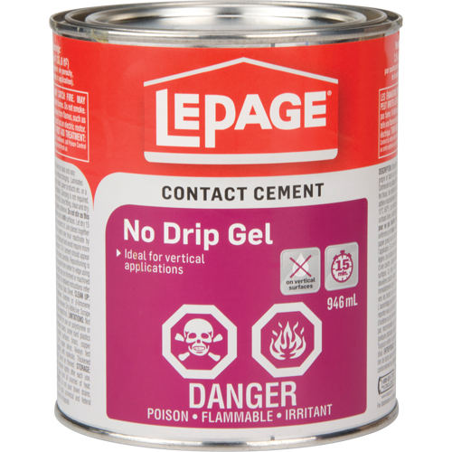 Lepage Adhésif de contact en gel PresTite de LePage, 946 ml