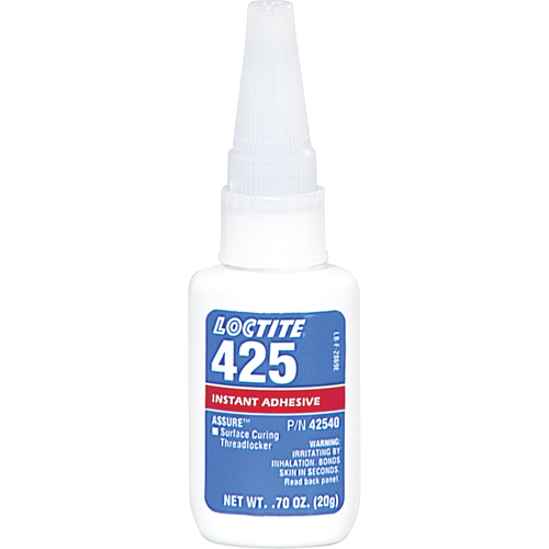Assure 425 Surface Curing Threadlocker, Blue, Medium, 20 g, Bottle Groupe Belzile Dickner