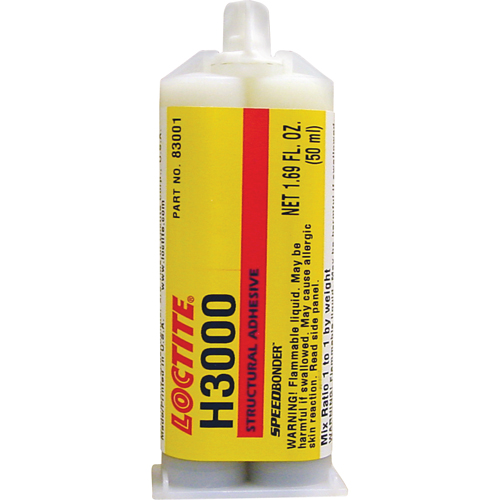Speedbonder H3000 Structural Adhesive, Two-Part, Dual Cartridge, 76 g., Cream Groupe Belzile Dickner