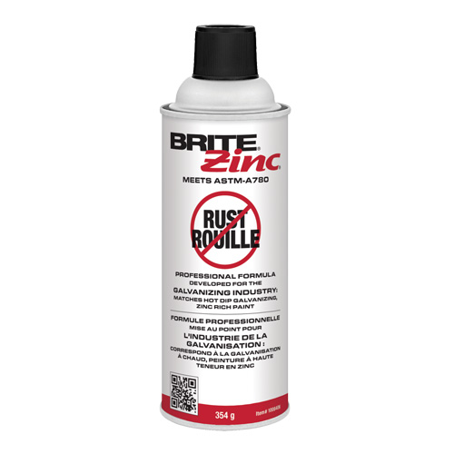 BRITE Zinc&reg; Corrosion Inhibitor, Aerosol Can Groupe Belzile Dickner