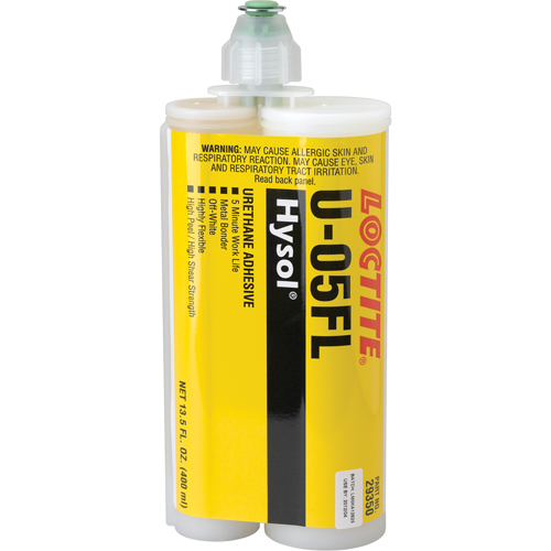 Hysol U-05FL Urethane Adhesive, Two-Part, Dual Cartridge, 622 g., Off-White Groupe Belzile Dickner