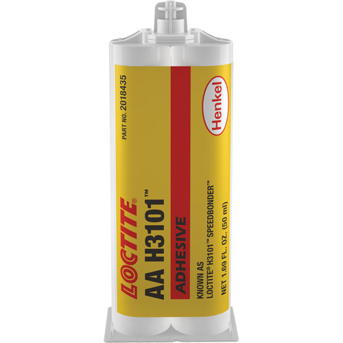 Speedbonder H3101 Adhesive, Two-Part, Dual Cartridge, 50 ml, Clear Groupe Belzile Dickner