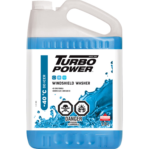 Turbo Power&reg; All-Season Windshield Washer Fluid, Jug, 3.78 L Groupe Belzile Dickner