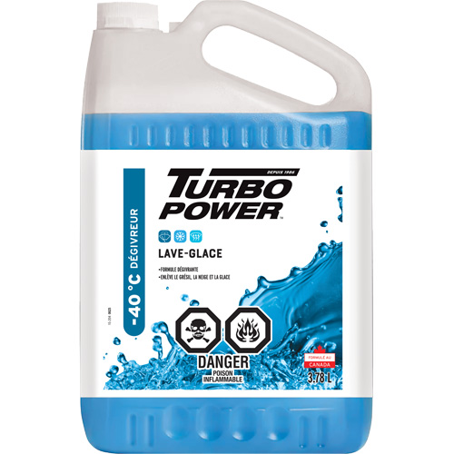 Turbo Power&reg; All-Season Windshield Washer Fluid, Jug, 3.78 L Groupe Belzile Dickner