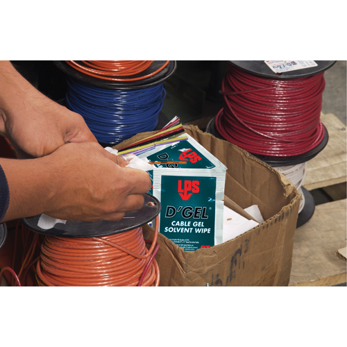 Solvant de gel D'Gel pour c&acirc;bles, Sachets Groupe Belzile Dickner