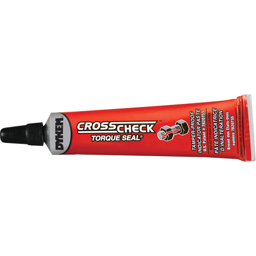 Cross Check Torque Seal&reg; Tamper-Proof Indicator Paste, 1 oz., Tube, Red Groupe Belzile Dickner