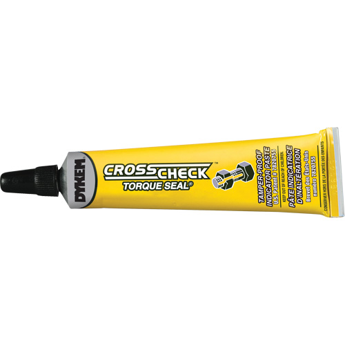 P&acirc;te indicatrice inviolable Cross-Check Torque Seal, 1 liq. oz., Tube, Jaune Groupe Belzile Dickner