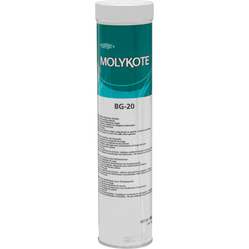 Graisse de roulement haute performance Molykote BG 20, 400 g, Cartouche Groupe Belzile Dickner