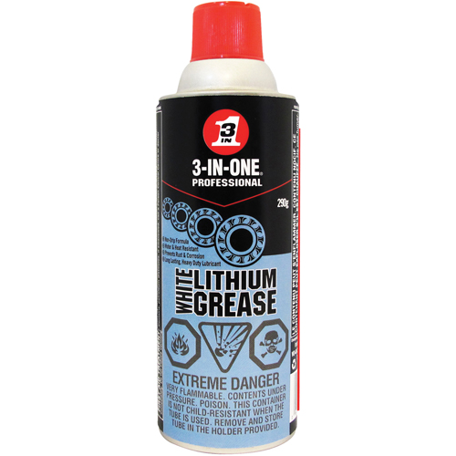 3-IN-1&reg; White Lithium Grease, Aerosol Can Groupe Belzile Dickner