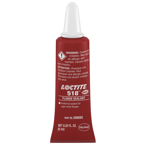 Scellant &agrave; collerettes 518, Tube, Rouge Groupe Belzile Dickner