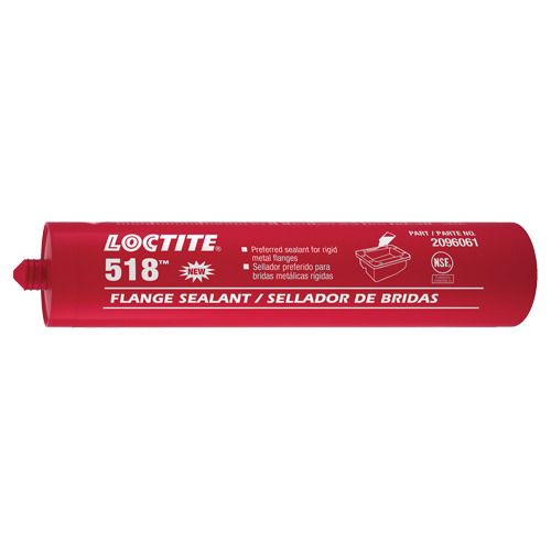 Scellant &agrave; collerettes 518, Cartouche, Rouge Groupe Belzile Dickner