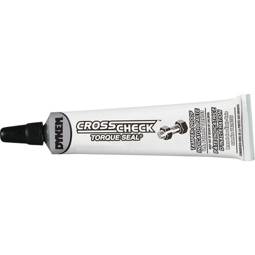 Cross Check Torque Seal&reg; Tamper-Proof Indicator Paste, 1 fl. oz., Tube, White Groupe Belzile Dickner