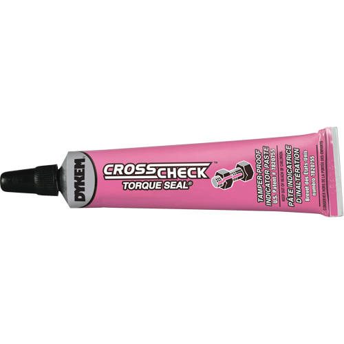 Cross Check Torque Seal&reg; Tamper-Proof Indicator Paste, 1 fl. oz., Tube, Pink Groupe Belzile Dickner