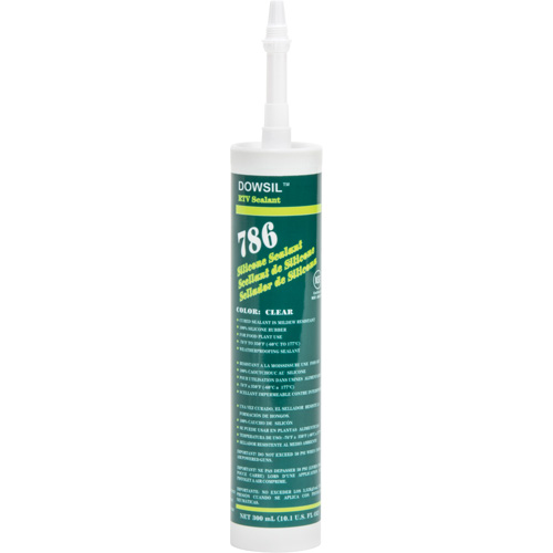 Scellant &agrave; la silicone, 300 ml, Cartouche, Transparent Groupe Belzile Dickner