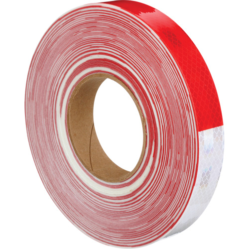 Ruban de masquage Diamond Grade de 3M, 1" la x 150' lo, Rouge & blanc Groupe Belzile Dickner