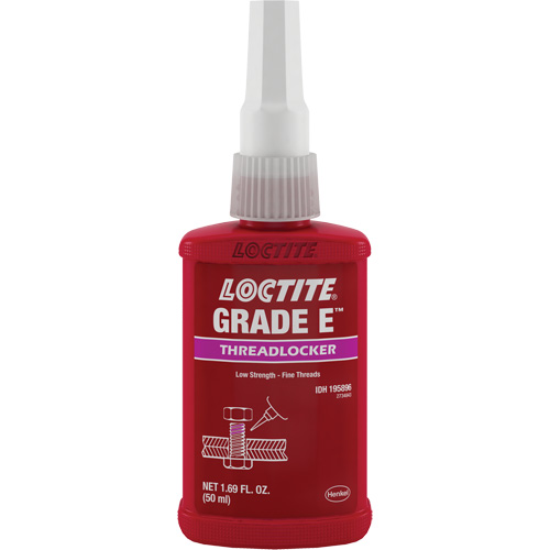 Threadlocker 080 Grade E, Purple, Low, 50 ml, Bottle Groupe Belzile Dickner