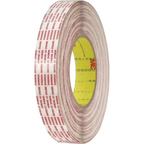 Ruban double face, Polypropyl&egrave;ne, 13 mm (1/2") la x 110 m (360') lo, 6 mils &eacute;pais Groupe Belzile Dickner