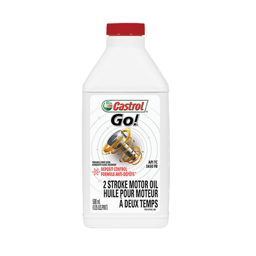 Huile pour moteur de moto Go!, 500 ml, Bouteille Groupe Belzile Dickner
