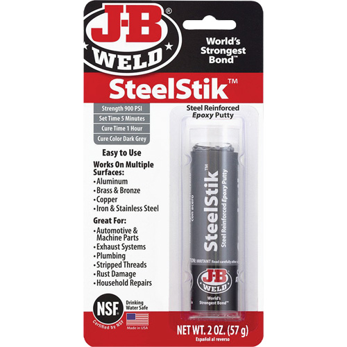 SteelStik Epoxy, 2 oz., Stick, Grey Groupe Belzile Dickner