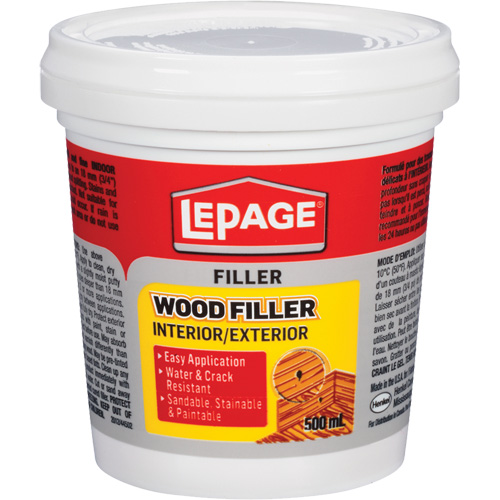 Interior and Exterior Wood Filler, 500 ml Groupe Belzile Dickner