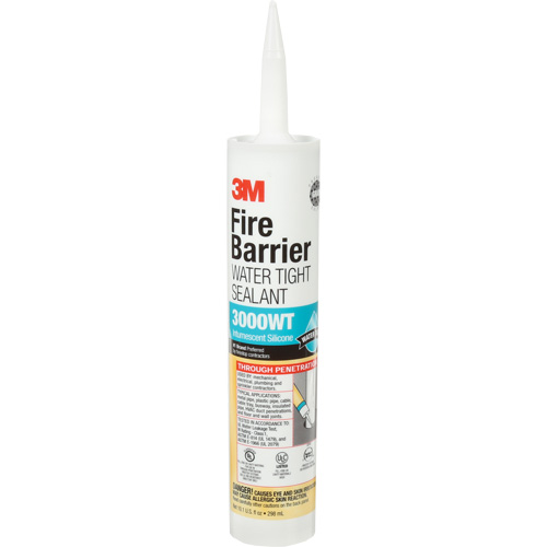 Fire Barrier Sealant 3000 WT, 10.1 oz., Cartridge, Grey Groupe Belzile Dickner