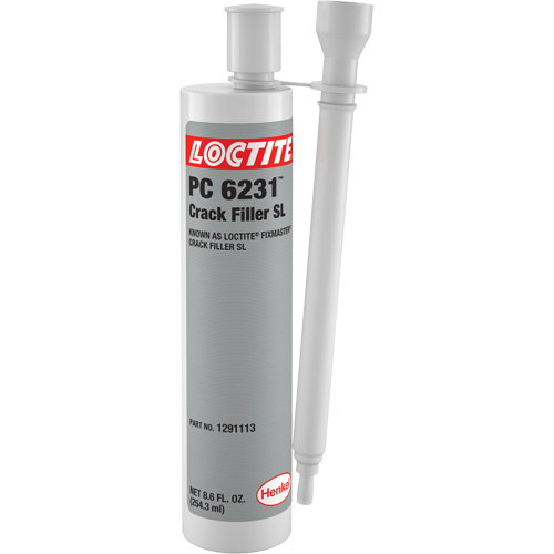 Bouche-fentes SL Loctite Fixmaster, 8,6 oz liq., Cartouche double, Gris Groupe Belzile Dickner