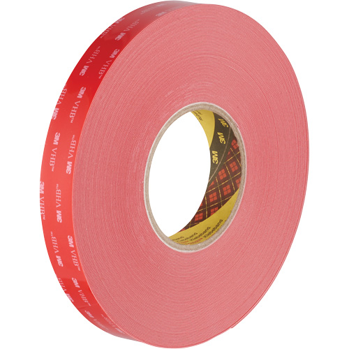 VHB Tape, 32.9 m (108') L x 1117.6 mm (44") W, 0.015 mm, Acrylic Groupe Belzile Dickner