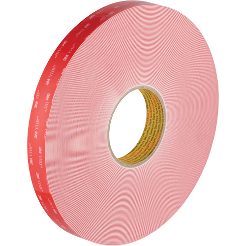 Ruban VHB, 32,9 m (108') lo x 1117,6 mm (44") la, 0,028 mm, Acrylique Groupe Belzile Dickner