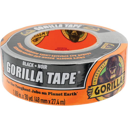 Duct Tape, 17 mils, Black, 48 mm (2") x 27.43 m (90') Groupe Belzile Dickner