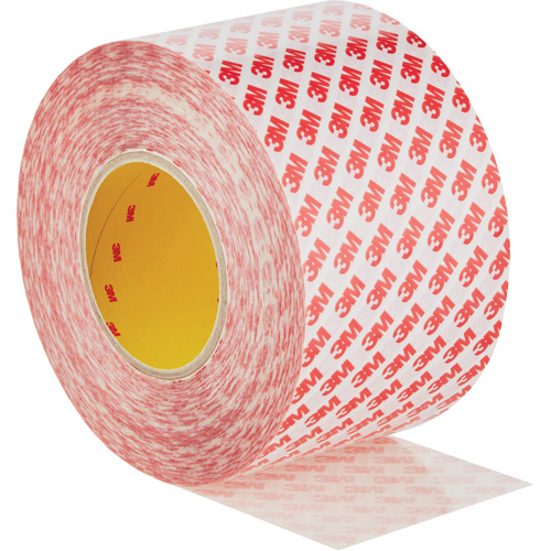 Double-Sided Adhesive Tape, Polyester, 100 mm (3.93") W x 50 m (164') L, 8 mils Thick Groupe Belzile Dickner