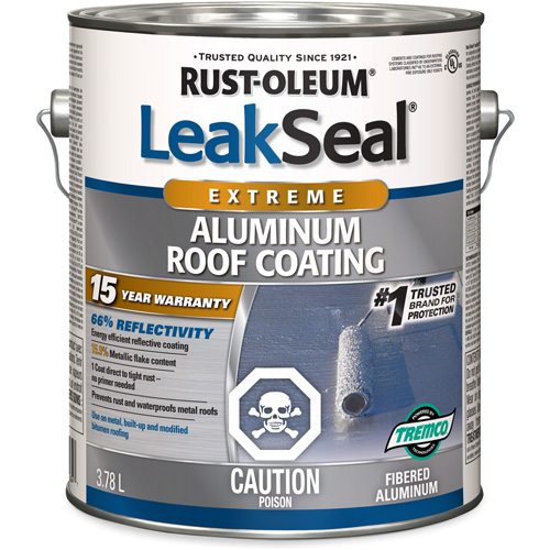 Rev&ecirc;tement de toit en aluminium 15 ans LeakSeal Groupe Belzile Dickner