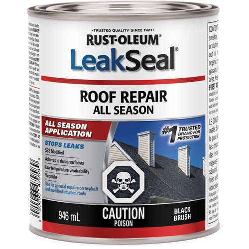 Produit de r&eacute;paration de toiture toutes saisons LeakSeal Groupe Belzile Dickner