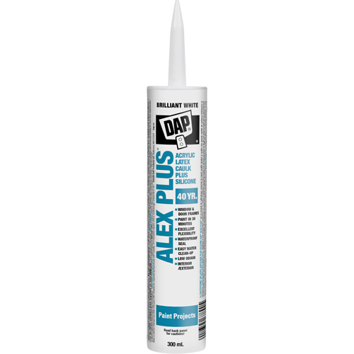 Alex Plus&reg; All Purpose Acrylic Latex Caulk Plus Silicone Groupe Belzile Dickner