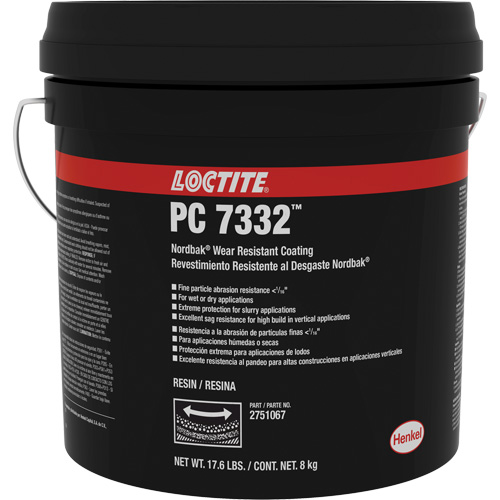 Rev&ecirc;tement de protection contre lusure 7332 Nordbak, Gris, 10 kg, Seau Groupe Belzile Dickner